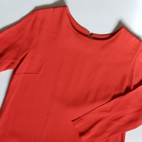 Sandro Reveil Metallic Hem Long Sleeve Shift NWT - Picture 5 of 8